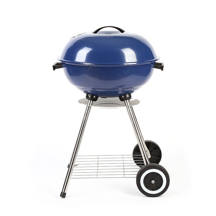 18inch kettle charcoal grill in blue