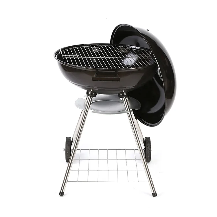 22inch kettle charcoal grill in black