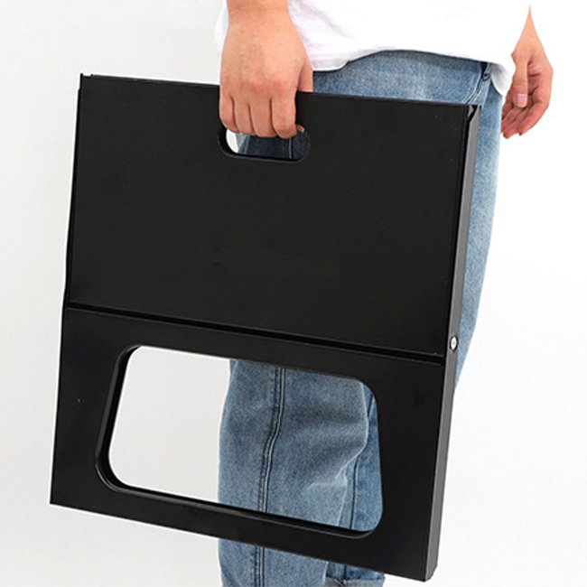 Foldable Charcoal Grill with one handle