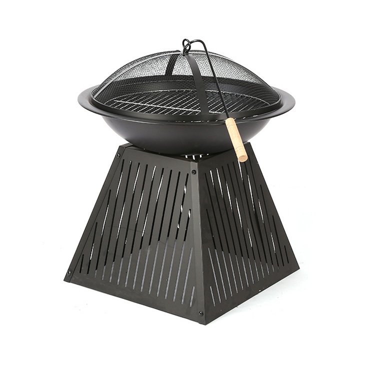 21.5” Outdoor Fire Pit With Grill