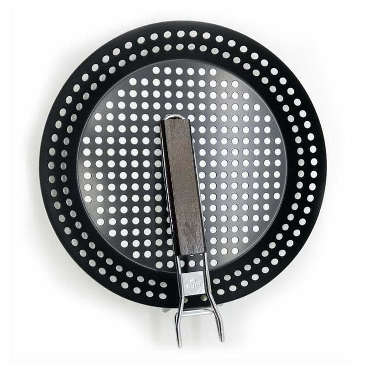 black Steel Non-Stick Grill Pan