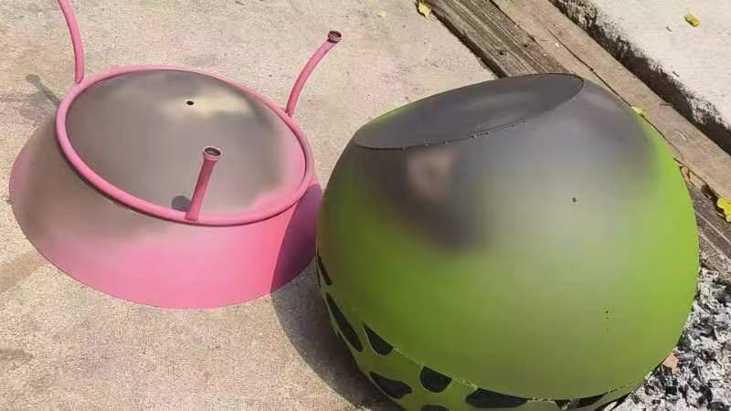 BBQ grill Other Color with High-Temperature Powder Coating after use